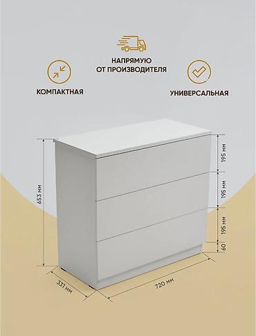 бу комод: Продается российский комод под ИКЕЮ! Без сборки, цвет белый, размеры — 2