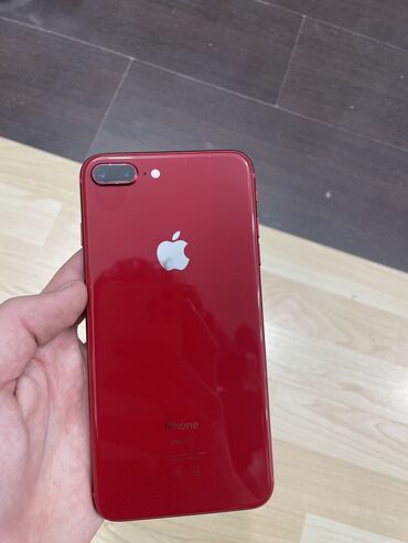 Apple iPhone: IPhone 8 Plus, 256 GB, Qırmızı, Barmaq izi