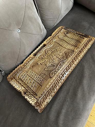 Nərdlər: Taxta nərd dəsti – əl işidir - Material: Qoz ağacı (tam taxta) — 13