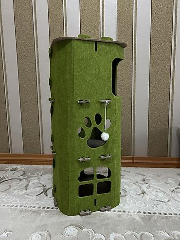 клетка хомяк: Игровой домик-башня для кошек. Новый, выполнен из фетра. Самовывоз 12 — 4