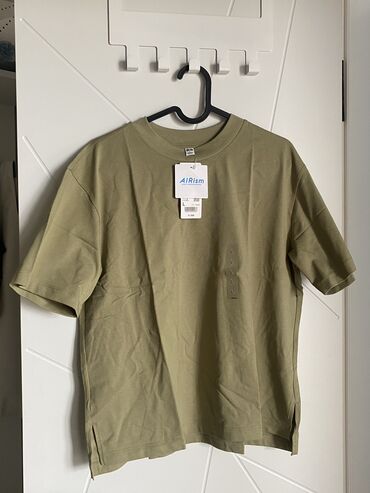 футболка мужской: Футболка, Однотонный, Хлопок, Япония