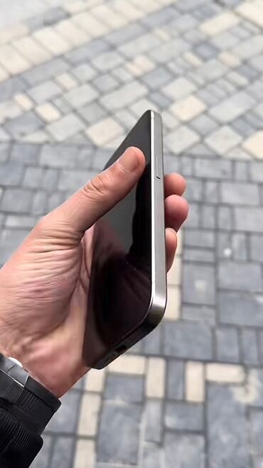 Çəngəllər: IPhone 15 Pro, 128 GB, Natural Titanium, Zəmanət, Barmaq izi, Face ID