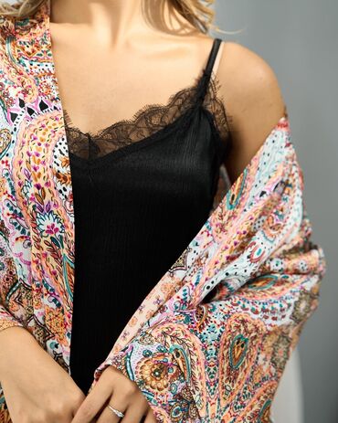 Комплекты: Комплект, Пеньюар, Вискоза, С кружевом — 5