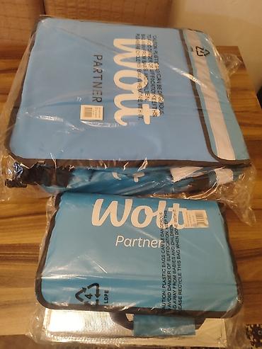 Wolt Partner termos çatdırılma çantaları - Rəng: açıq mavi, “Wolt
