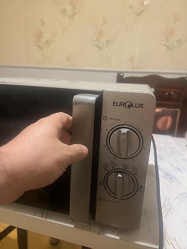 Mikrodalğalı sobalar: Mikrodalğalı soba Eurolux, Ayrıca dayanan, Mikrodalğalar ilə, rəng - Boz, İşlənmiş — 4
