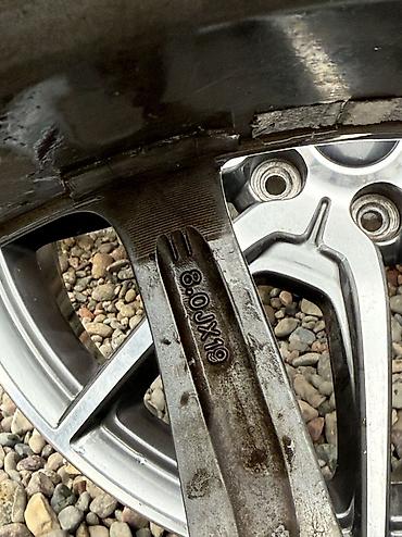 Диски: Литые Диски R 19 Hyundai, Комплект, отверстий - 5, Б/у — 8