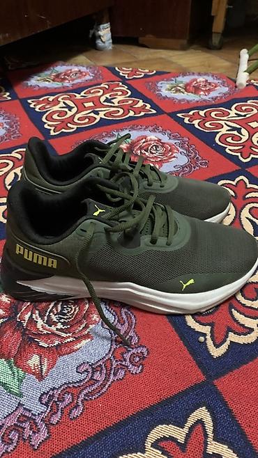 мужские кроссовки: Кроссовки Puma, мужские. Размер 39/40 - Цвет: хаки/оливковый с — 3