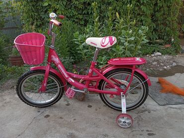 розовый велосипед: Детский велосипед на 4-7 лет размер колес 16 состояние хорошее