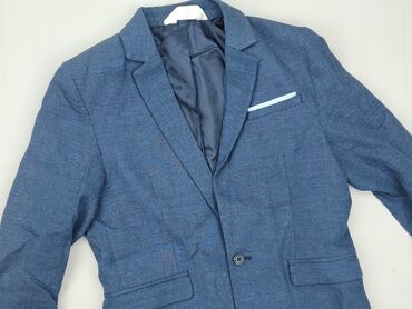 długa niebieska sukienka letnia: Blazer, H&M, 13 years, 152-158 cm, condition - Very good