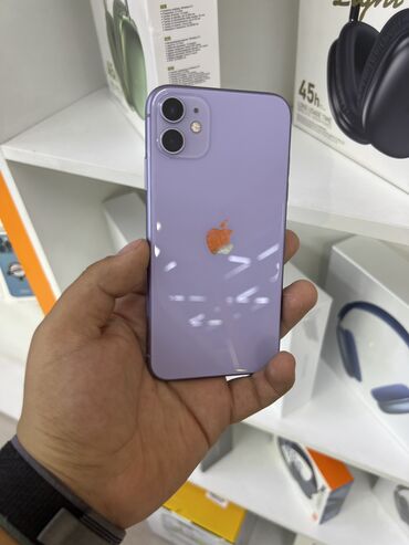 рассрочка айфон бишкек: IPhone 11, Б/у, 128 ГБ, Deep Purple, 90 %