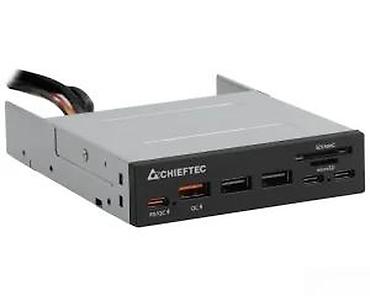 Ostali kompjuterski delovi: Chieftec interní front panel/card reader 3.5" – model s USB i čitačem — 15
