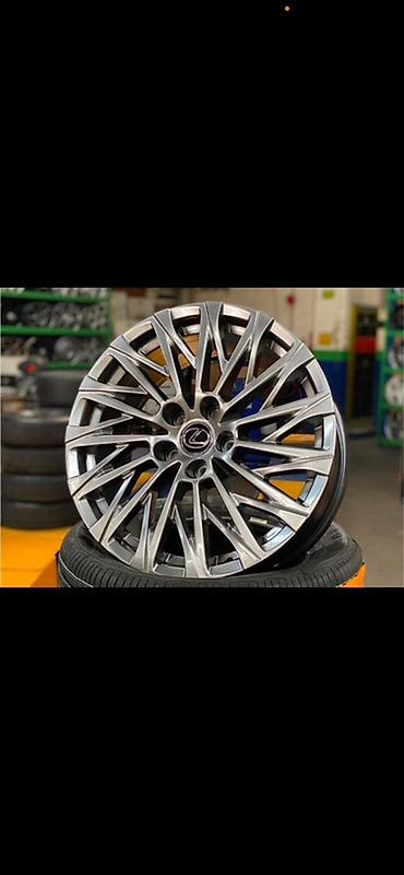 диски lexus r19: Литые диски многоспицевые (двухцветные, серебристый/высокий глянец) — 3