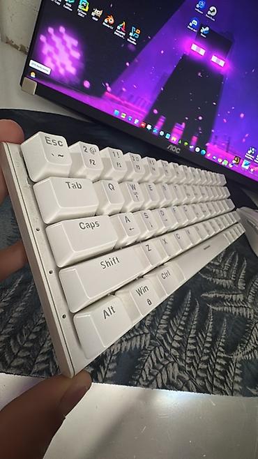 oyun klaviatura: Blue swıtch 63% keyboard rgb tam ıdealdı ışlemılmeyın swıtchlerınde — 4