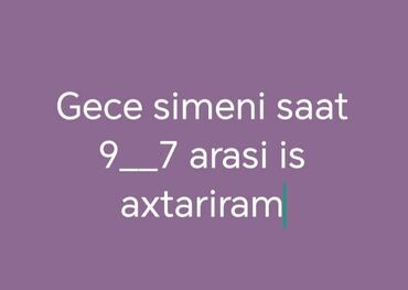 elanlari xirdalan seheri: Salam 28 yasim var musfiqde qaliram gece simeni saat 9dan seher 7