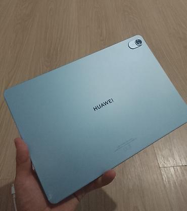 120герц: Планшет, Huawei, память 256 ГБ, 11" - 12", Wi-Fi, Б/у, Классический цвет - Голубой — 1