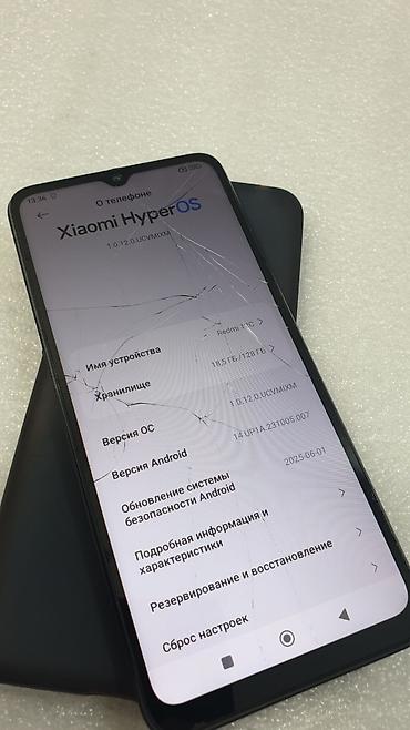 techno camon: Redmi, Redmi 12C, Б/у, 128 ГБ, цвет - Черный, 2 SIM — 6