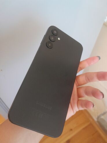 samsung fold: Samsung Galaxy A14 5G, 128 GB, rəng - Qara, Barmaq izi, İki sim kartlı