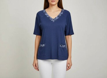 bluzka srebrną nitką: Jennyfer, Women's blouse, size L