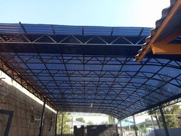 Навесы: Навес, Арочный, Металл, Поликарбонат — 3