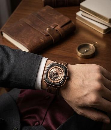 saat mexanik: İşlənmiş, Qol saatı, Sevenfriday, rəng - Qara — 1