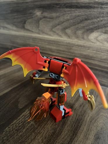 kidilo elektron besik: LEGO Ninjago orginal kai mech – alov temalı robot - Rənglər: qırmızı — 2