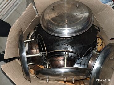 Digər restoran, kafe avadanlığı: Kafe/restoran üçün qarışıq qab-qacaq və aksesuarlar paketi Tərkib: - — 3