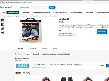 Auto oprema: AutoSock tekstilne navlake za gume – sneg i led - Set od 2 navlake za — 11