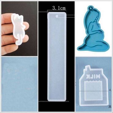 свечу: Силиконовые молды для творчества – набор фигур (эпоксидная смола)