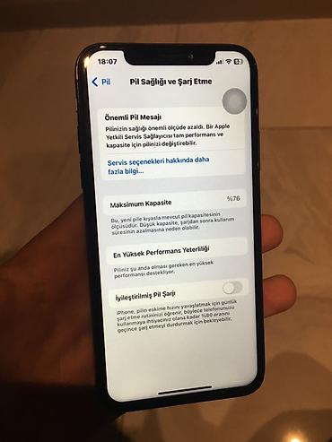 iphone 16 en ucuz: IPhone X, 64 GB, Qara, Qırıq — 2