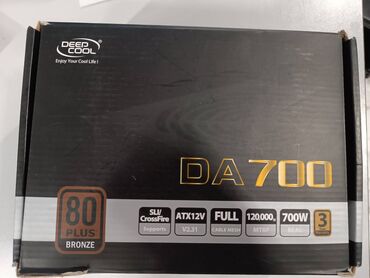 пониженный: Блок питания, Б/у, DeepCool, 700 Вт, Bronze, 700 Вт