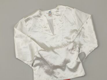 biała bluzka mlodziezowa: Bluzka, 8 lat, 122-128 cm, stan - Idealny
