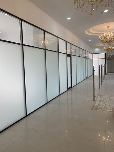 Алюминиевые окна на заказ: Перегородка Алюминиевый перегородка Цельно стеклянные Перегородки из — 6