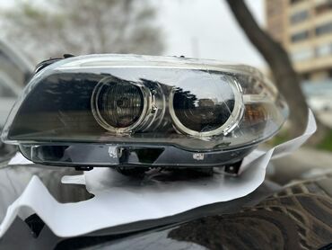 masin faralari: Sol, Yaxın və uzaq vuran işıqlar BMW, 2014 il, Orijinal, Almaniya, İşlənmiş