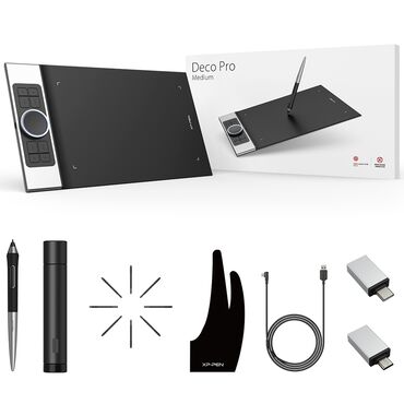 планшет: Xp pen Deco seriyası pro M 11x6 inç ölçülü professional qrafik tablet