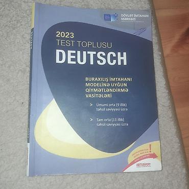 İdman və hobbi: Məhsul: 2023 “Deutsch” Test Toplusu – Dövlət İmtahan Mərkəzi Təsvir — 1