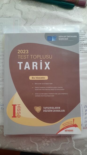 riyaziyyat test toplusu 1994 2014 pdf: Tarix test toplusu.2023 cü il