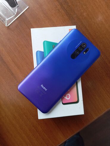 xiaomi azerbaijan: Xiaomi Redmi 9, 64 GB, rəng - Boz, 
 Düyməli, Barmaq izi, İki sim kartlı