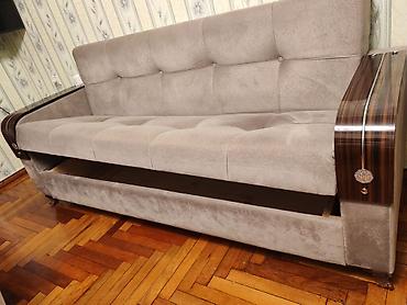 Divanlar: Mebel: 2 ədəd üçnəfərlik divan Xüsusiyyətlər: - Rənglər: tünd boz — 3