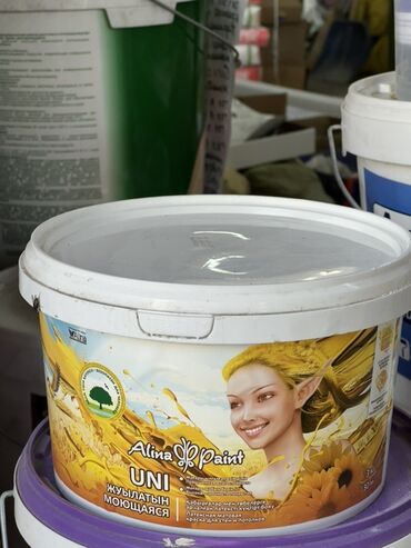 лак для паркета: Водоэмульсионная краска, цвет - Желтый