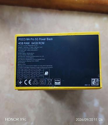poko 3: Poco M4 Pro 5G, 64 GB, rəng - Qara, Sensor — 8