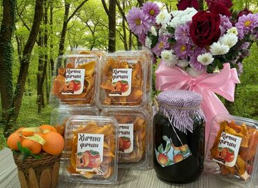 İçkilər: Məhsul: Xurma qurusu - Təbii xurmadan hazırlanmış, nazik dilimlənmiş