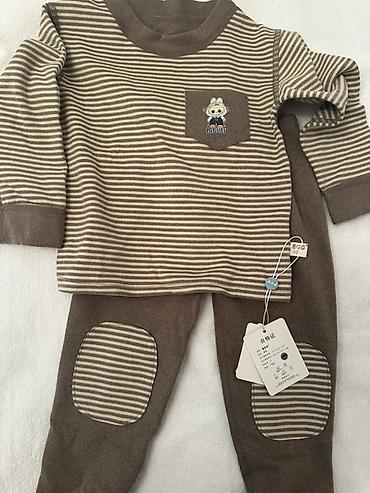 Uşaqlar üçün digər geyimlər: Butun paltarlar tezedi geyinilmeyib 1) Şalvar: - Rəng: tünd — 6