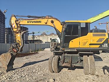 Экскаватор, Hyundai, Колесный