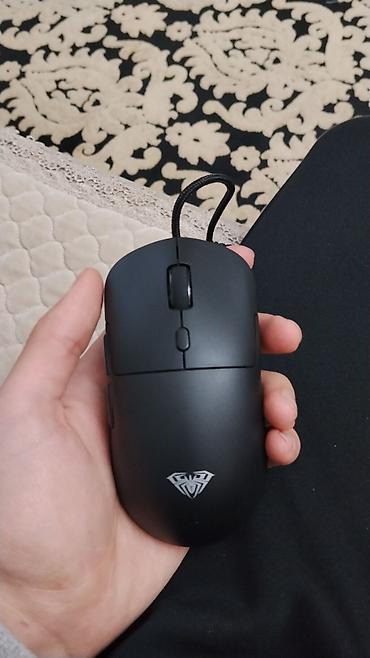 razer v3 pro: Проводная компьютерная мыш aula - Корпус: матовый черный пластик — 2