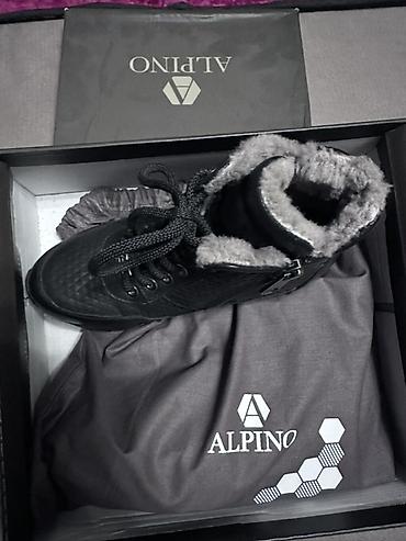танкетка: Ботинки, 34.5, 35, Alpino, Б/у, цвет - Черный, Платная доставка, Самовывоз — 2