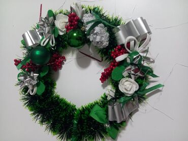 Praznična dekoracija: Venac, bоја - Šareno, Novo — 14