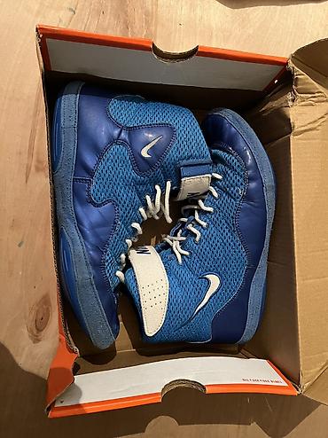 волейбольный обувь: Мужские кроссовки, 41, Nike, Б/у, цвет - Синий, Самовывоз, Платная доставка — 1