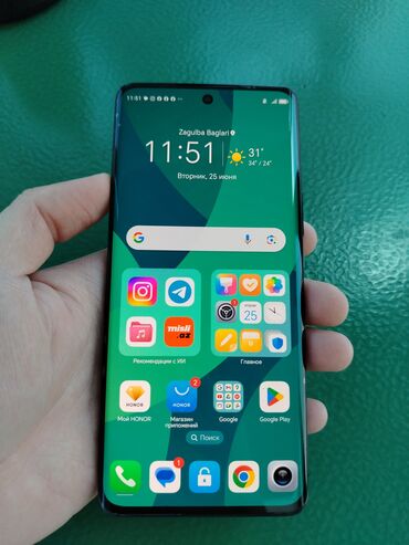 dubai telefon: Honor X8b, 256 ГБ, цвет - Черный, Отпечаток пальца, Face ID