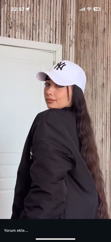 Kurtkalar: Unisex bomber gödəkçə - Model: oversize bomber - Rənglər: qara - — 1