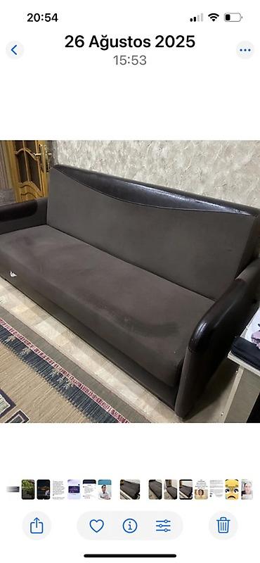 Divanlar: Rahat açılıb-bağlanan bazalı divan - Rəng: tünd qəhvəyi - Mexanizm — 7